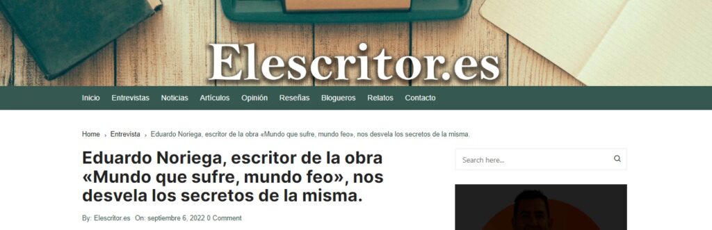 Entrevista en Elescritor.es 6 220906 elescritor.es